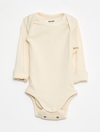 Lote de 3 bodies cuello americano y manga larga