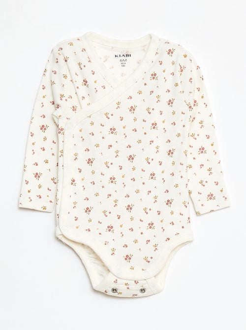 Lote de 3 bodies de manga larga con abertura a presión - Kiabi