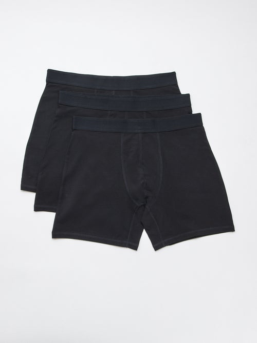 Lote de 3 bóxers largos elásticos - Kiabi