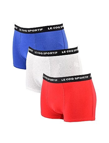 Lote de 3 boxers burdeos para hombre Le Coq Sportif Boxer