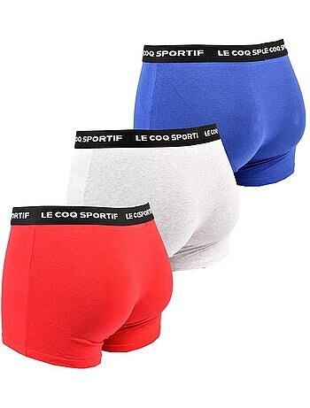 Lote de 3 boxers burdeos para hombre Le Coq Sportif Boxer