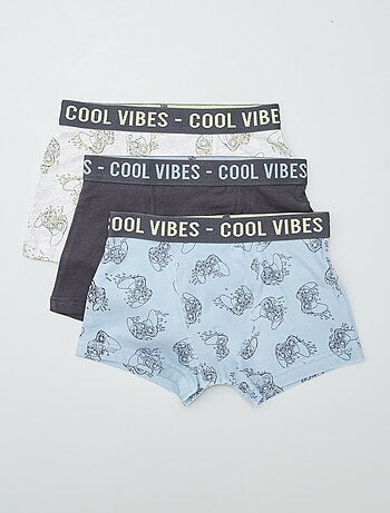 Lote de 3 bóxers stretch
