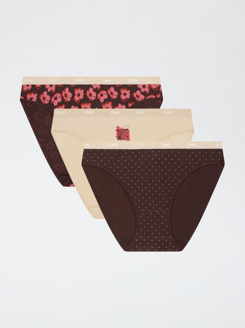 Lote de 3 bragas DIM 'Les Pockets' - Kiabi