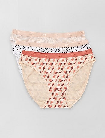 Bragas de mujer - - rojo - Kiabi