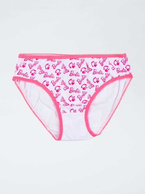 Lote de 3 braguitas 'Barbie' de algodón - Kiabi