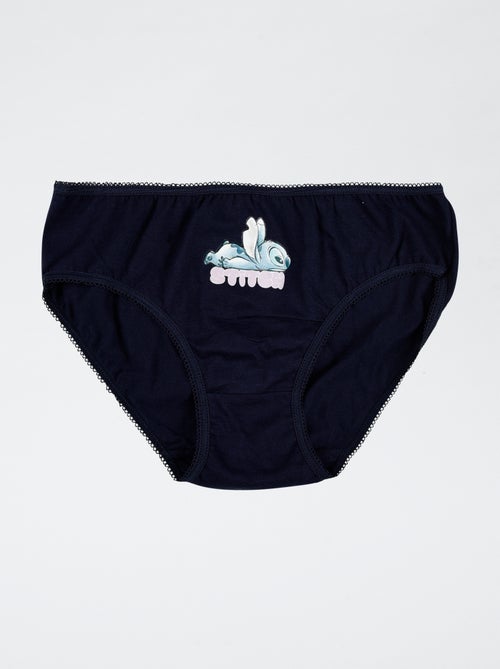 Lote de 3 braguitas 'Disney' 'Stitch' de algodón - Kiabi