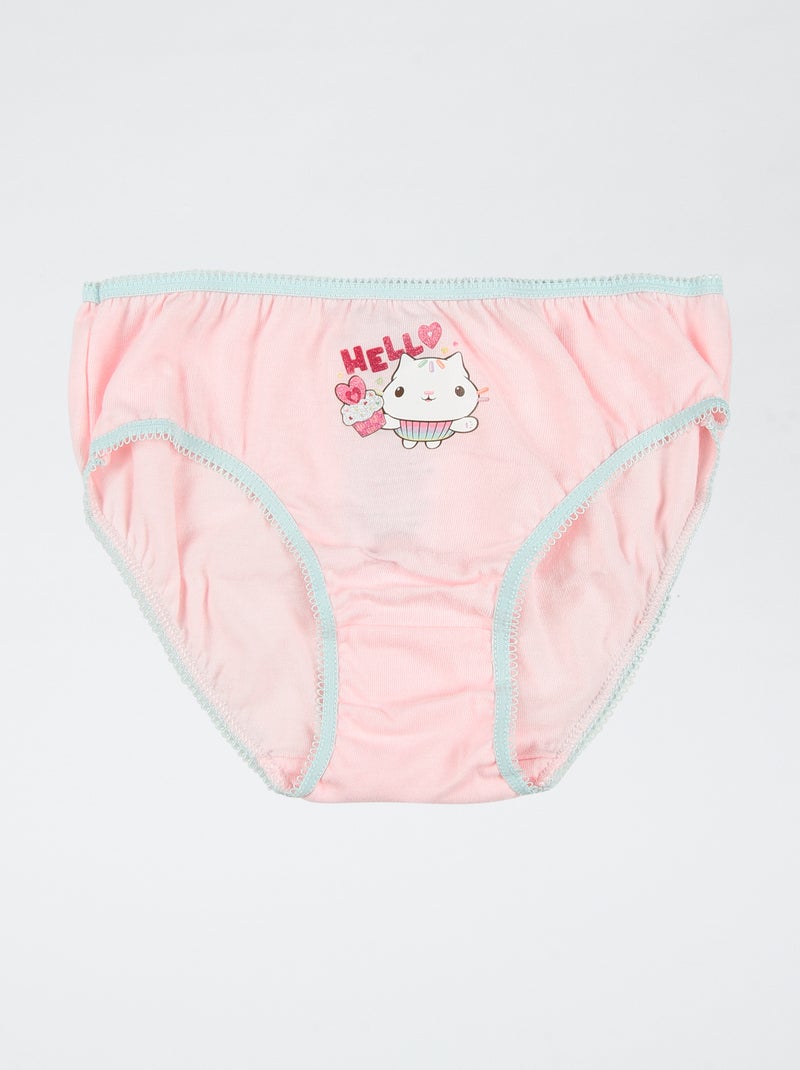 Lote de 3 braguitas 'Gabby y la casa mágica' Rosa - Kiabi