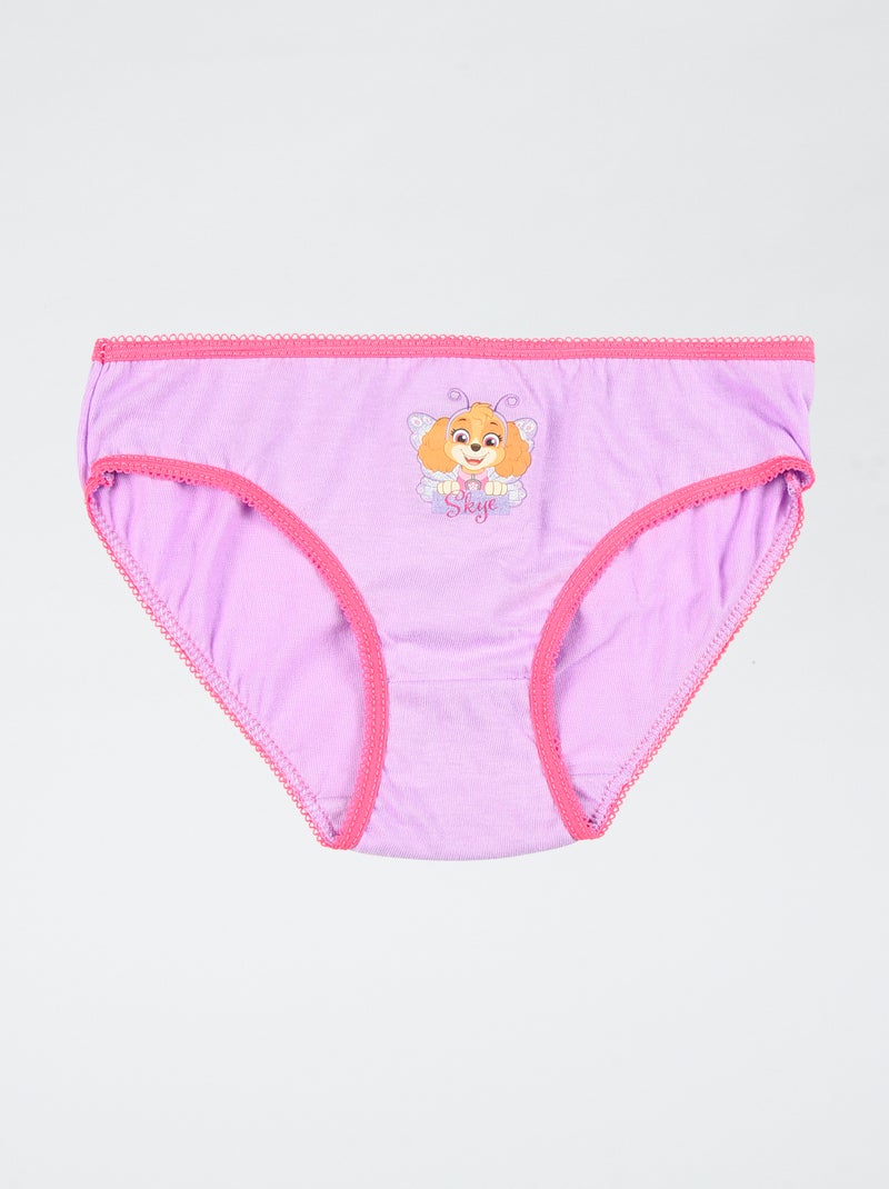 Lote de 3 braguitas 'Patrulla Canina' de algodón Rosa - Kiabi