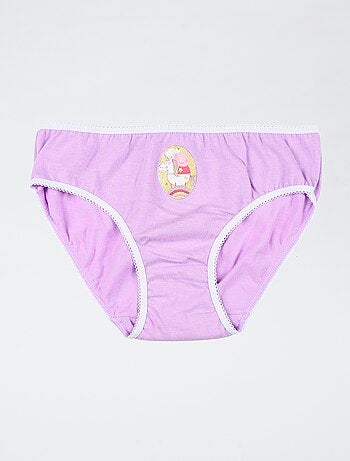 Lote de 3 braguitas 'Peppa Pig' de algodón