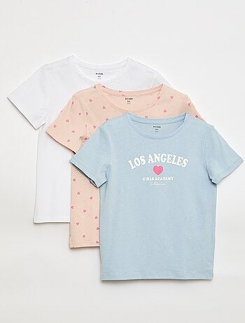 Lote de 3 camisetas de manga corta