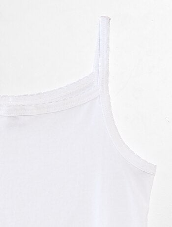 Lote de 3 camisetas de tirantes de algodón