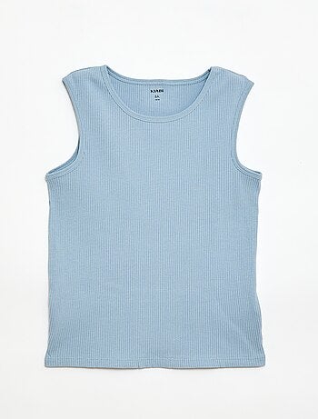 Lote de 3 camisetas de tirantes de canalé