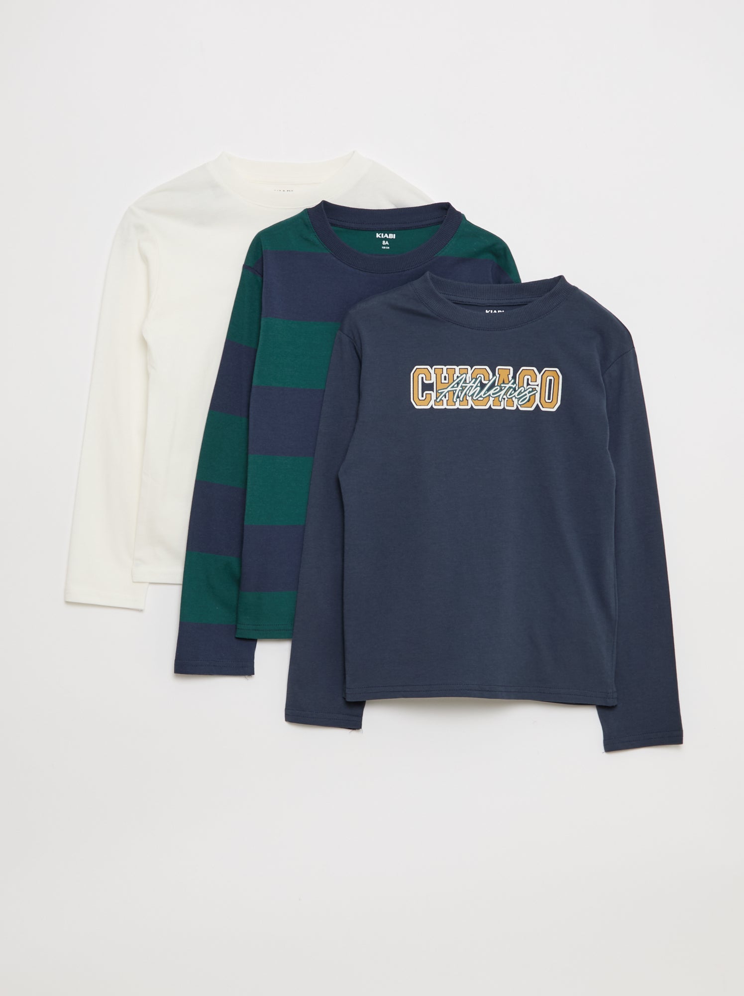 Lote de 3 camisetas estampadas