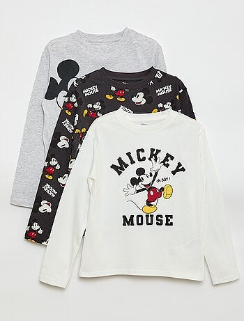 Lote de 3 camisetas 'Mickey' 'Disney'