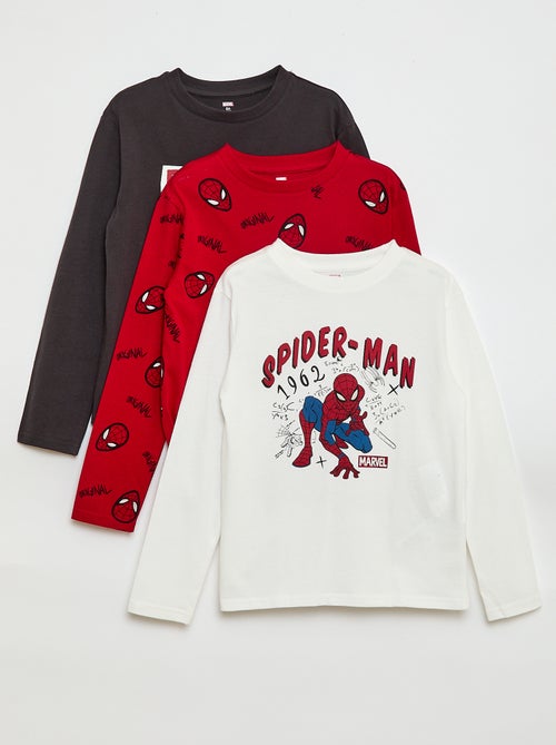 Lote de 3 camisetas 'Spider-Man' 'Marvel' - Kiabi