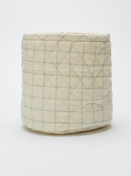 Lote de 3 cestas de tela - Kiabi Home - Kiabi