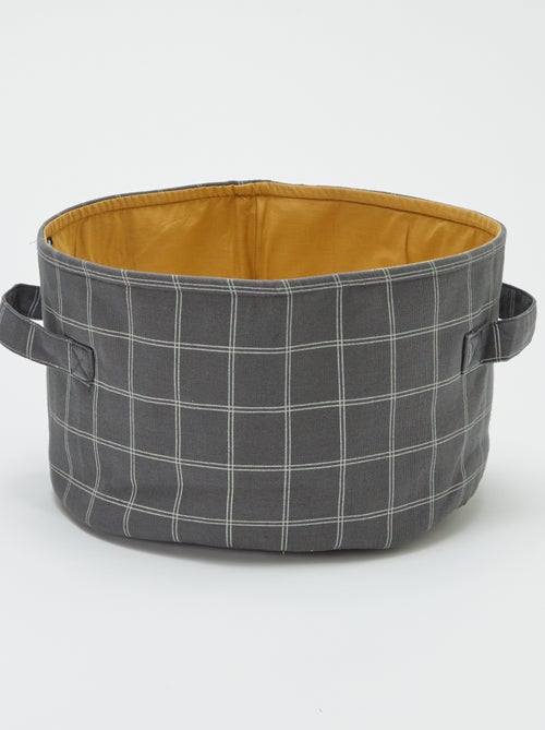 Lote de 3 cestas de tela - Kiabi Home - Kiabi