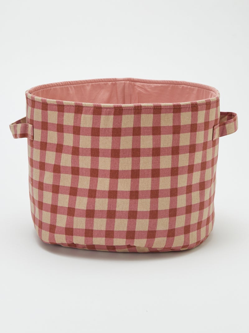 Lote de 3 cestas de tela - Kiabi Home multi - Kiabi