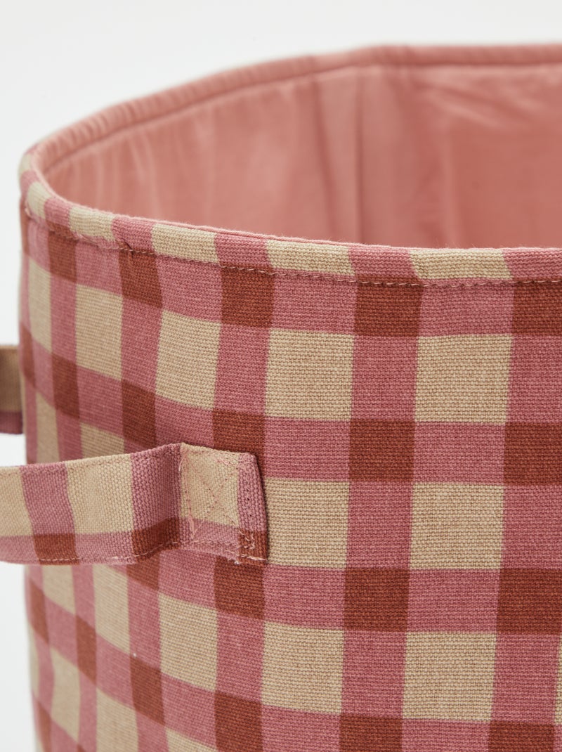 Lote de 3 cestas de tela - Kiabi Home multi - Kiabi