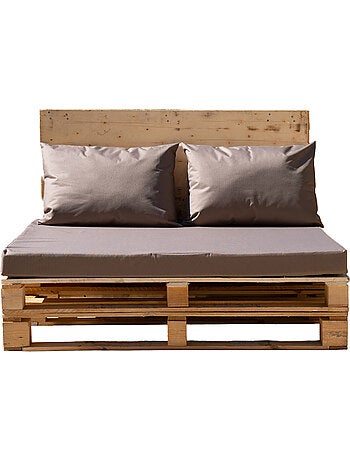 Lote de 3 cojines impermeables para exterior MINORQUE con fundas desenfundables