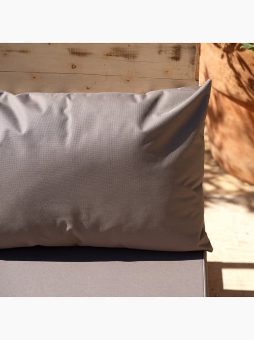 Lote de 3 cojines paleta de exterior en tejido con revestimiento impermeable - Kiabi