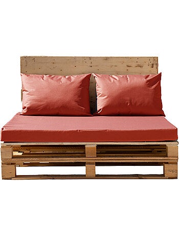 Lote de 3 cojines impermeables para exterior MINORQUE con fundas desenfundables