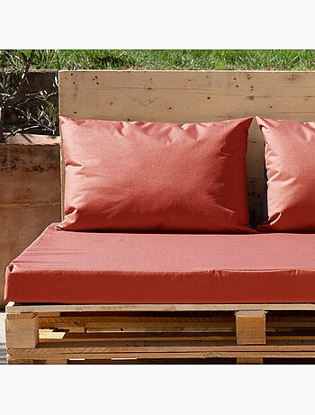 Lote de 3 cojines impermeables para exterior MINORQUE con fundas desenfundables