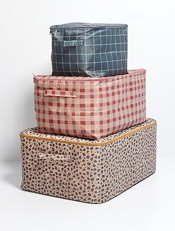 Lote de 3 fundas de almacenamiento - Kiabi Home