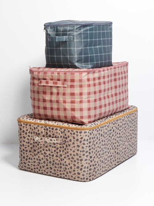 Lote de 3 fundas de almacenamiento - Kiabi Home - Kiabi