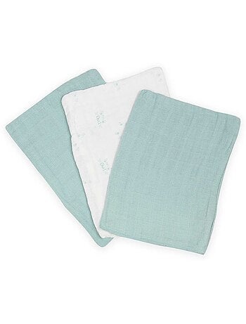 Lote de 3 guantes de baño