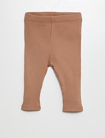 Lote de 3 leggings de canalé