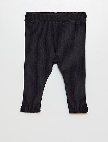 Lote de 3 leggings de canalé