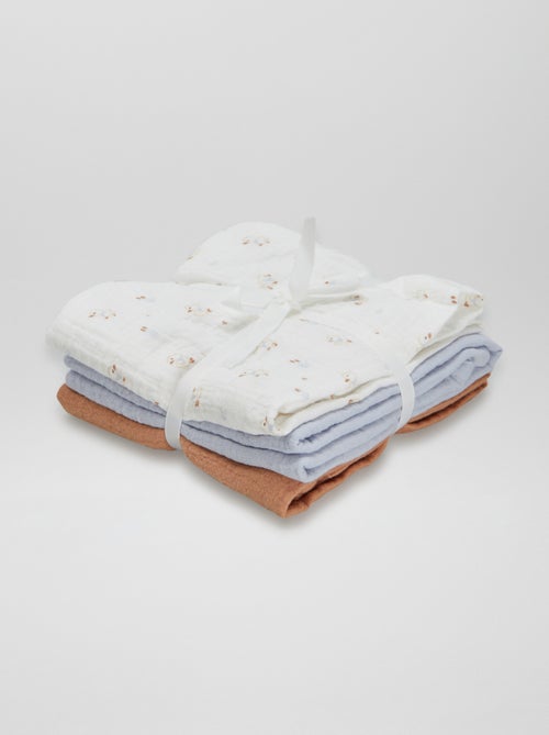 Lote de 3 muselinas - Kiabi