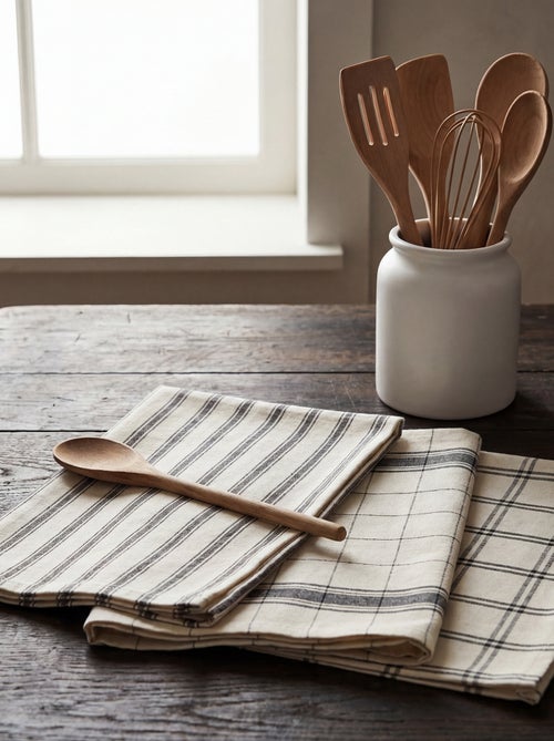 Lote de 3 paños de cocina - Kiabi Home - Kiabi