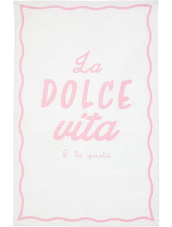 Lote de 3 paños de cocina de algodón della pasta 70x45cm