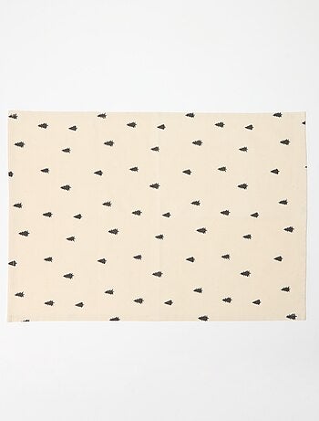Lote de 3 paños de cocina estampados navideños en algodón 50x70 cm