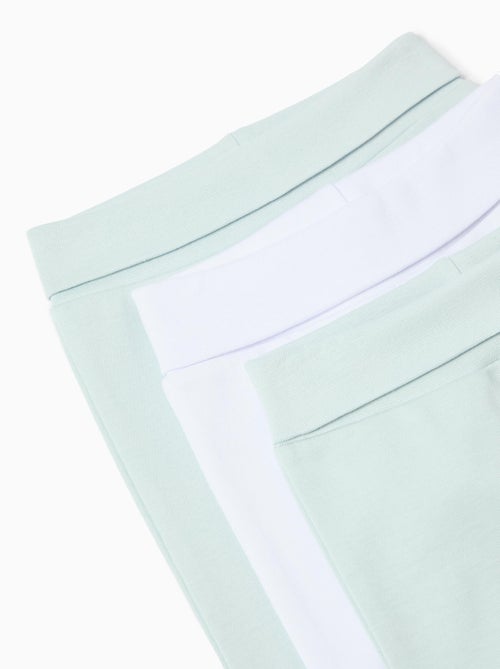 Lote de 3 pantalones con pies para bebé, MO Fashion - Kiabi