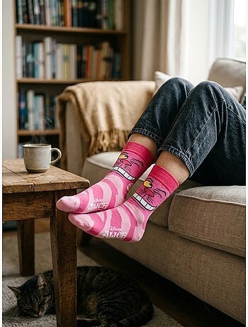 Lote de 3 pares de calcetines alice au pays des merveilles disney