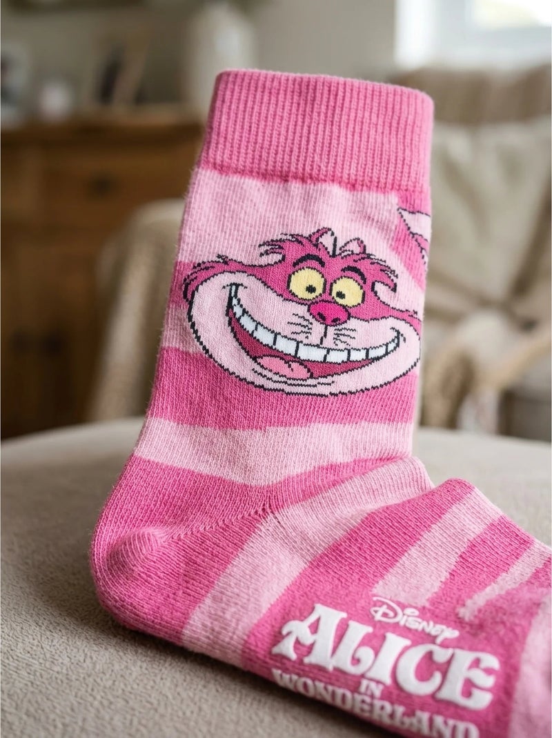 Lote de 3 pares de calcetines alice au pays des merveilles disney Multicolor - Kiabi