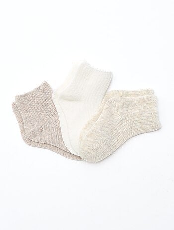 Lote de 3 pares de calcetines de lana