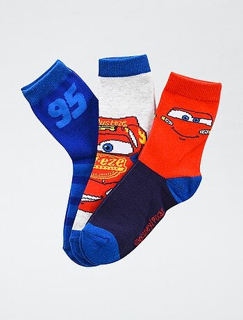 Lote de 3 pares de calcetines 'Disney' 'Cars'