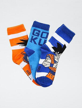 Lote de 3 pares de calcetines 'Dragonball' de algodón