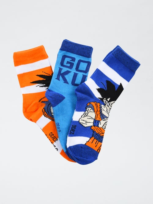 Lote de 3 pares de calcetines 'Dragonball' de algodón - Kiabi