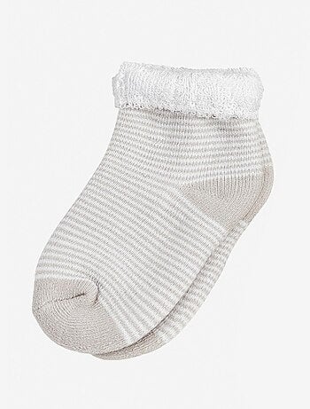 Lote de 3 pares de calcetines para bebé