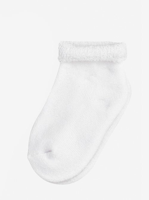 Lote de 3 pares de calcetines para bebé - Kiabi Lote de 3 pares de calcetines para bebé - Kiabi