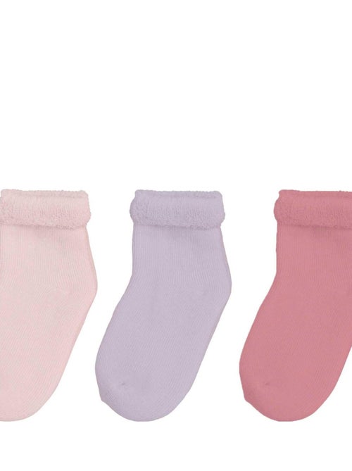 Lote de 3 pares de calcetines para bebé - Kiabi Lote de 3 pares de calcetines para bebé - Kiabi