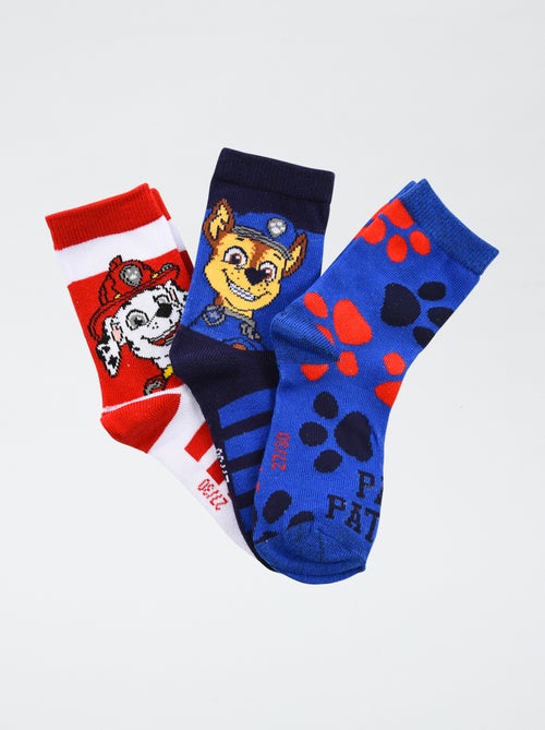 Lote de 3 pares de calcetines 'Patrulla Canina' de algodón - Kiabi