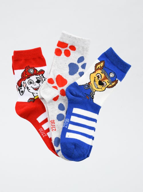 Lote de 3 pares de calcetines 'Patrulla Canina' de algodón - Kiabi
