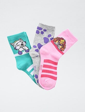Lote de 3 pares de calcetines 'Patrulla Canina' de algodón