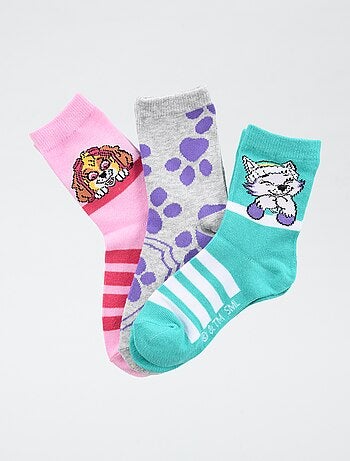 Lote de 3 pares de calcetines 'Patrulla Canina' de algodón